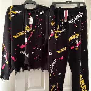 NWT sweater jogging suit